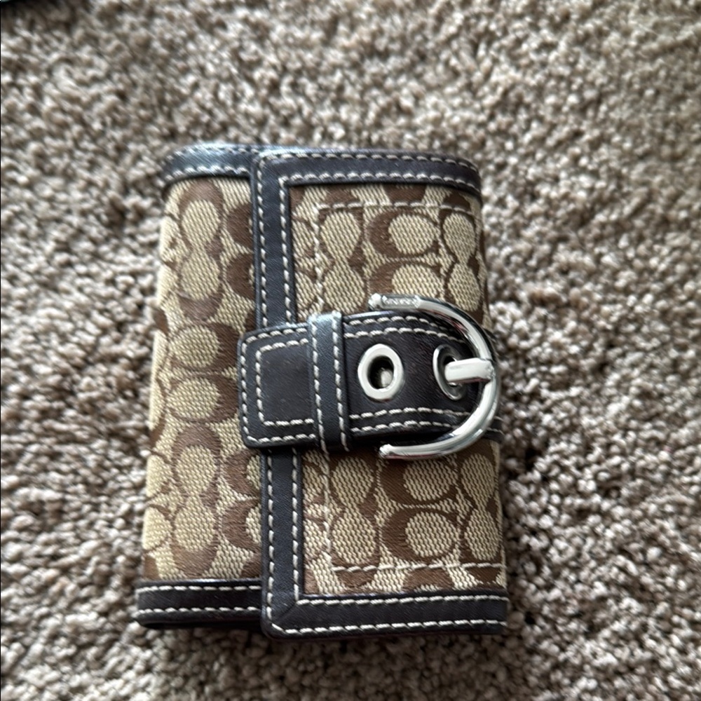 Coach Black Leather Wallet
